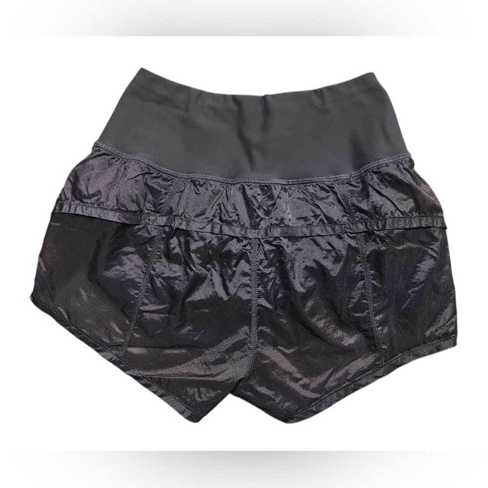 Dark Gray Ultralight Womens Dance Athletic Shorts with Brief Liner Bloomer - Picture 2 of 4